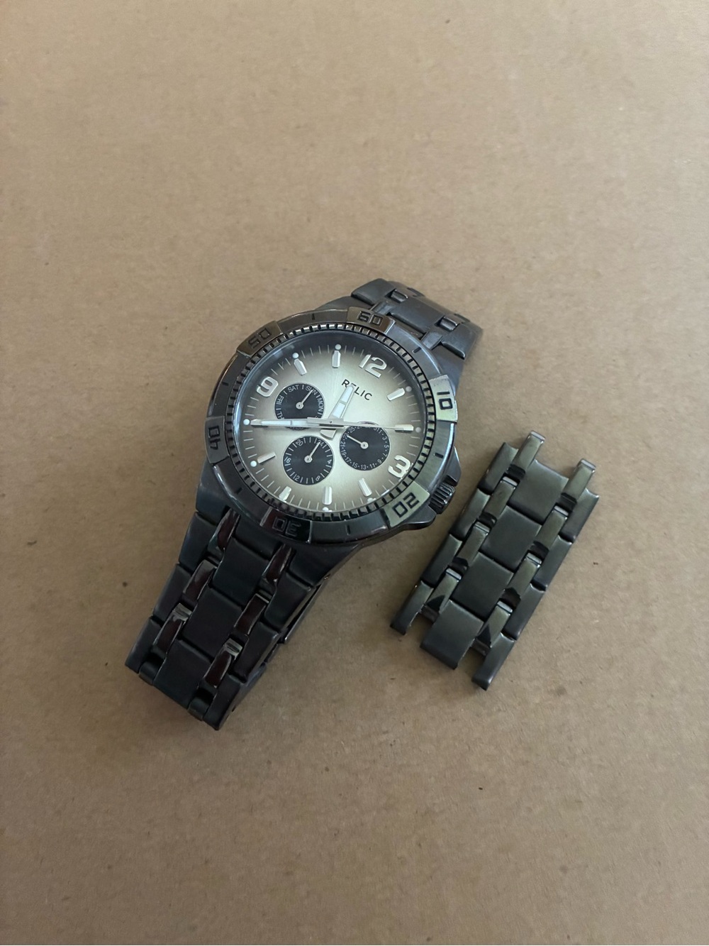 Relic Men's Gunmetal Watch